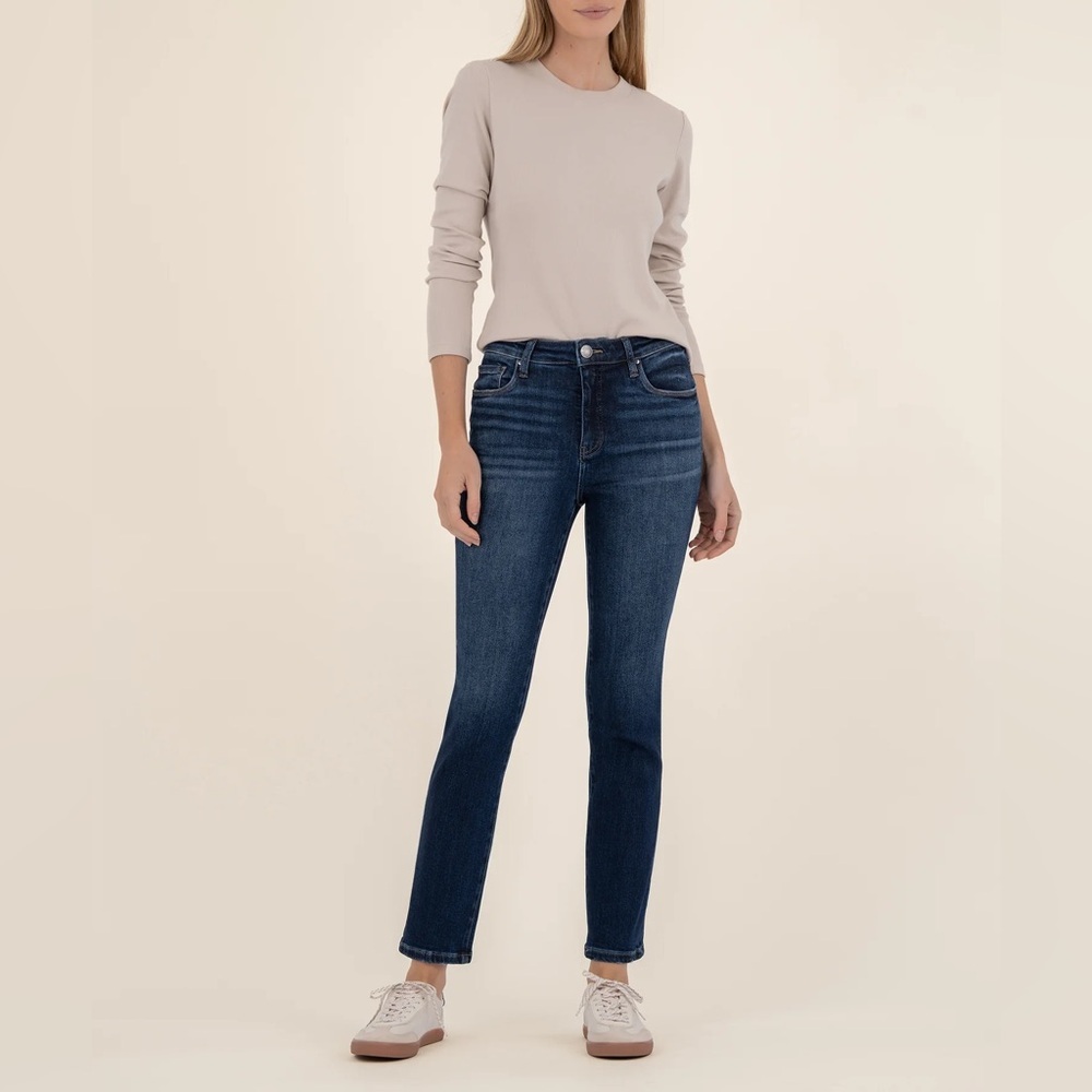 KUT FROM THE KLOTH  Reese Ankle Straight Distressed Jeans women’s size 6